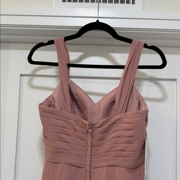 Azazie Chanel Maxi Dress in Dusty Rose Size 4 NWT - Picture 8 of 8